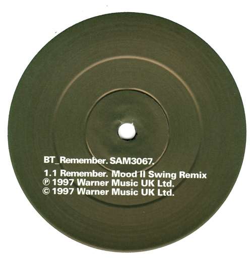Cover BT - Remember (2x12, Promo) Schallplatten Ankauf