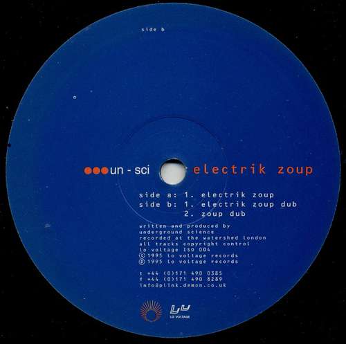 Cover Un-Sci* - Electrik Zoup (12) Schallplatten Ankauf