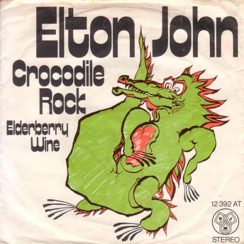 Cover Elton John - Crocodile Rock (7, Single) Schallplatten Ankauf