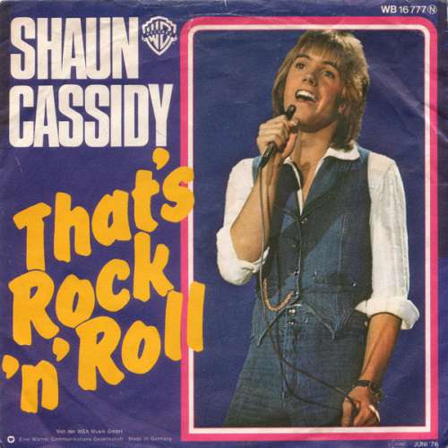 Cover Shaun Cassidy - That's Rock 'N' Roll (7, Single) Schallplatten Ankauf