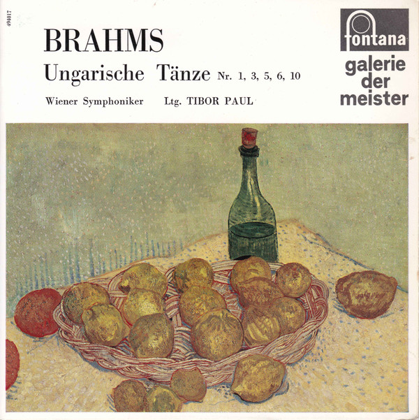 Cover Johannes Brahms - Wiener Symphoniker - Tibor Paul - Ungarische Tänze Nr. 1, 3, 5, 6, 10 (7, EP) Schallplatten Ankauf