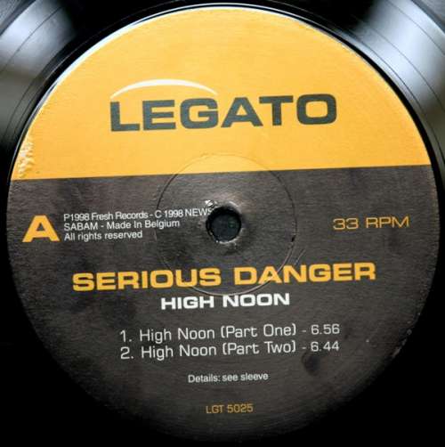 Cover Serious Danger - High Noon (12) Schallplatten Ankauf