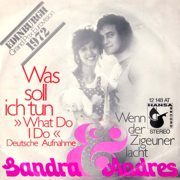 Cover Sandra & Andres - Was Soll Ich Tun (7, Single) Schallplatten Ankauf