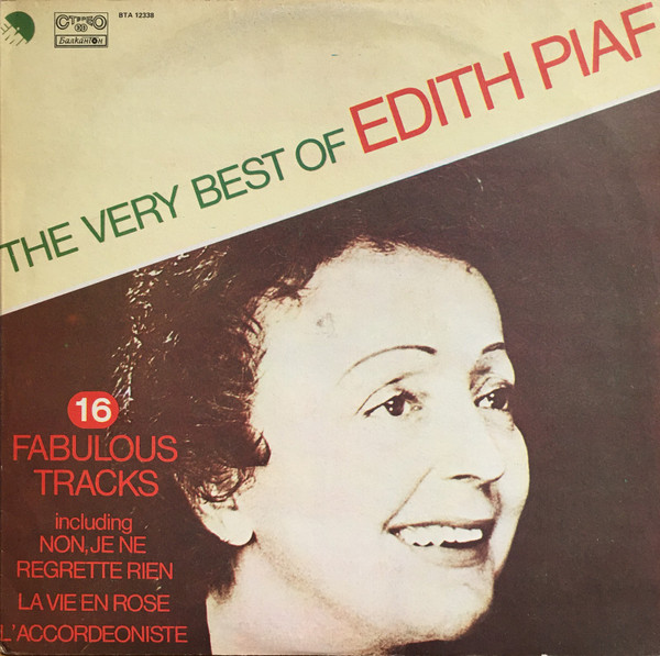 Cover Edith Piaf - The Very Best Of (LP, Comp, Blu) Schallplatten Ankauf