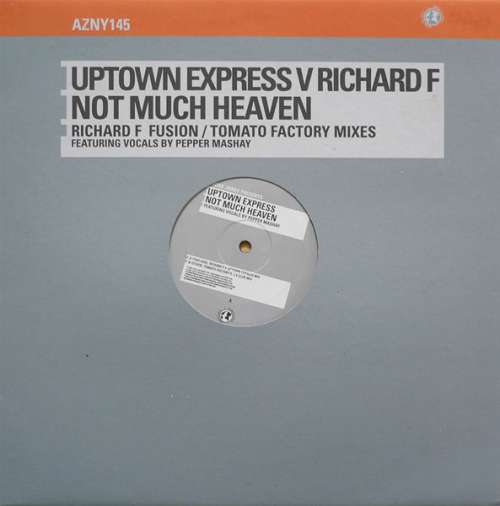 Cover Richie Jones Presents Uptown Express V Richard F. - Not Much Heaven (12, Single) Schallplatten Ankauf