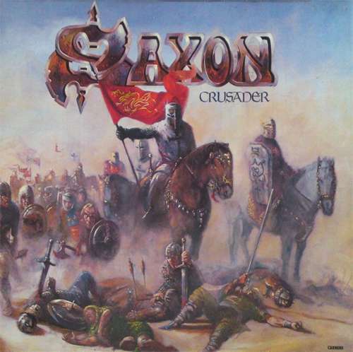 Cover Saxon - Crusader (LP, Album, Gat) Schallplatten Ankauf