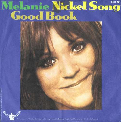 Cover Melanie (2) - Nickel Song / Good Book (7, Single) Schallplatten Ankauf