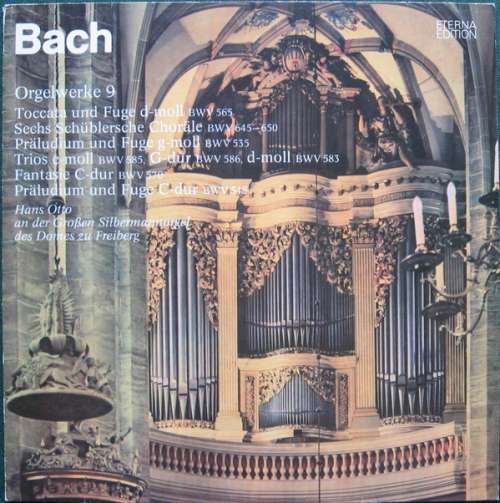 Cover Bach*, Hans Otto - Orgelwerke  9 (LP, Album, Bla) Schallplatten Ankauf