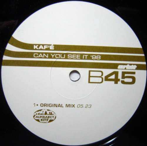 Cover Kaf'é* - Can You See It '98 (12) Schallplatten Ankauf