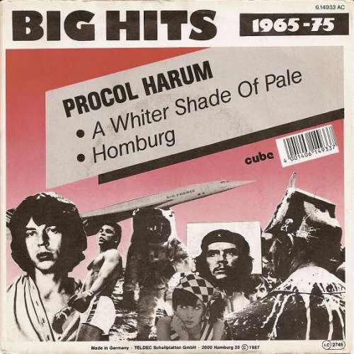 Cover Procol Harum - A Whiter  Shade Of Pale / Homburg (7, Single, RE) Schallplatten Ankauf