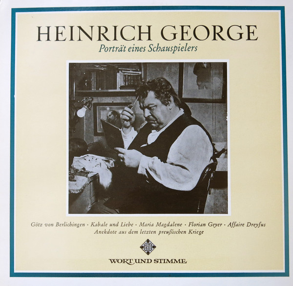 Bild Heinrich George - Porträt Eines Schauspielers (LP) Schallplatten Ankauf