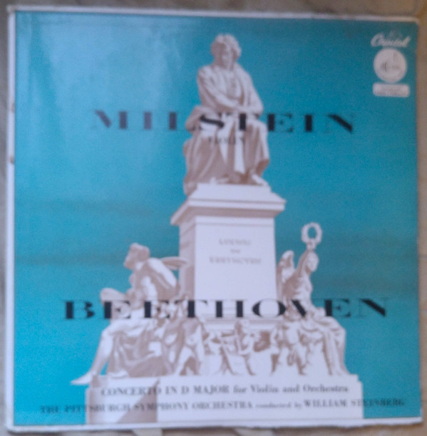 Cover Beethoven* - Milstein*, The Pittsburgh Symphony Orchestra, William Steinberg - Concerto In D Major For Violin And Orchestra (LP, Album, Mono) Schallplatten Ankauf