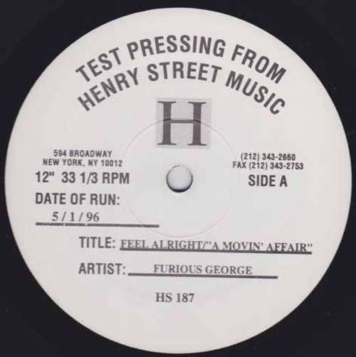 Cover Furious George - Feel Alright (12, TP) Schallplatten Ankauf