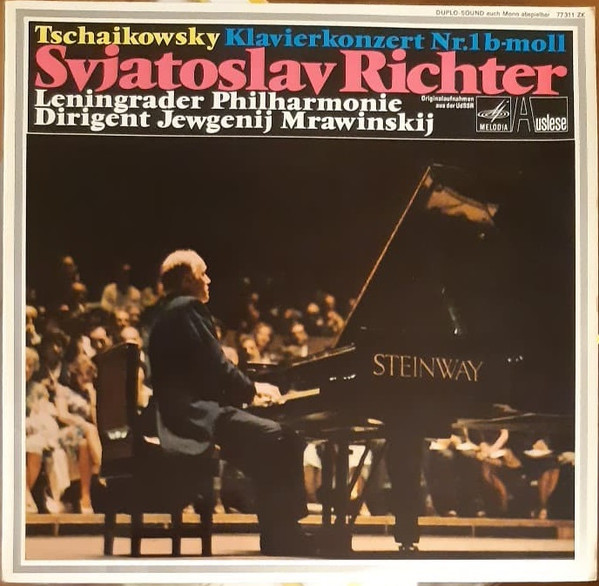 Cover Tschaikowsky*, Svjatoslav Richter*, Leningrader Philharmonie*, Jewgenij Mrawinskij* - Klavierkonzert Nr. 1 B-moll  (LP) Schallplatten Ankauf