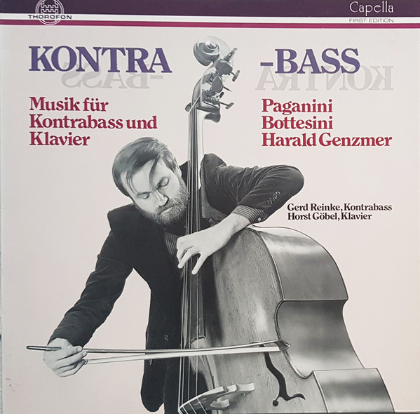Cover Paganini*, Bottesini*, Genzmer* - Gerd Reinke, Horst Göbel - Musik Für Kontrabass Und Klavier (LP) Schallplatten Ankauf