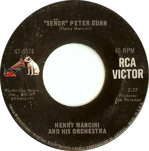 Cover Henry Mancini And His Orchestra - Señor Peter Gunn / La Raspa (7) Schallplatten Ankauf