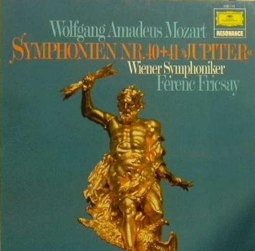 Cover Wolfgang Amadeus Mozart - Ferenc Fricsay, Wiener Symphoniker - Symphonien Nr.40 + 41 »Jupiter« (LP, RE) Schallplatten Ankauf