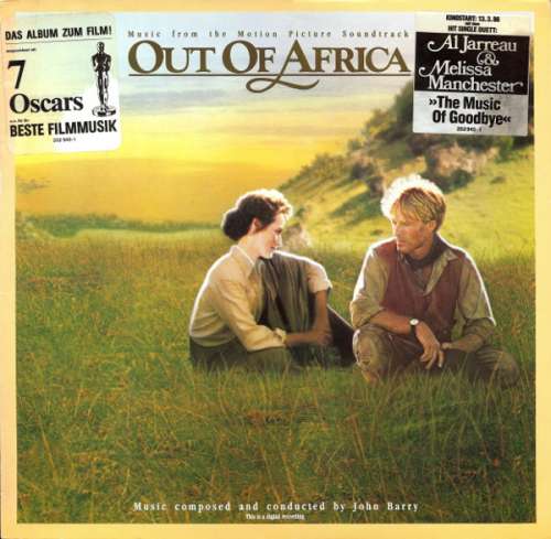 Cover John Barry - Out Of Africa (Music From The Motion Picture Soundtrack) (LP, Album) Schallplatten Ankauf