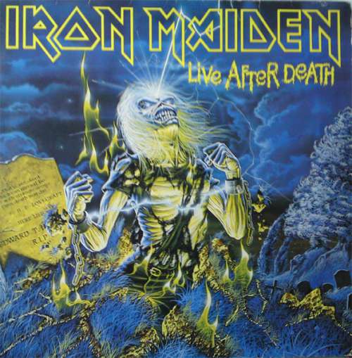 Cover Iron Maiden - Live After Death (2xLP, Album) Schallplatten Ankauf