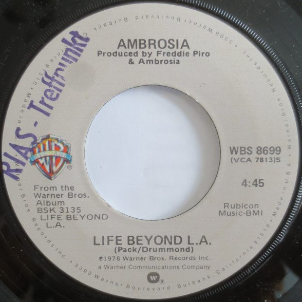 Cover Ambrosia (2) - Life Beyond L.A. (7) Schallplatten Ankauf