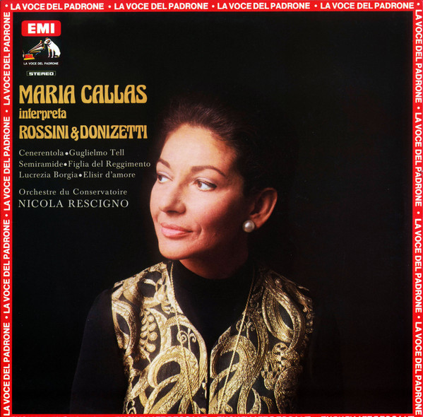 Cover Maria Callas - Orchestre De La Société Des Concerts Du Conservatoire, Nicola Rescigno - Maria Callas Interpreta Rossini E Donizetti (LP, Album, RP) Schallplatten Ankauf