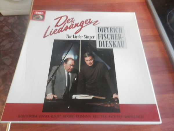 Cover Dietrich Fischer-Dieskau - Der Liedsänger = The Lieder Singer (3xLP, Comp + Box) Schallplatten Ankauf
