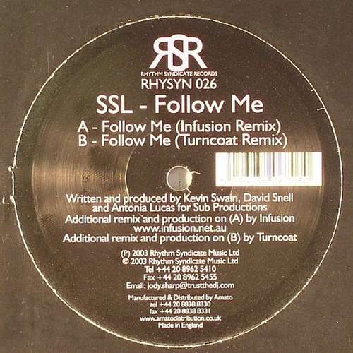 Cover SSL - Follow Me (12) Schallplatten Ankauf