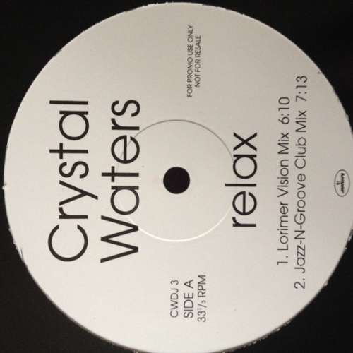 Cover Crystal Waters - Relax (12, Promo) Schallplatten Ankauf