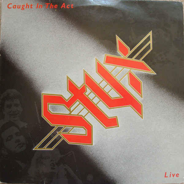Cover Styx - Caught In The Act Live (2xLP, Album) Schallplatten Ankauf