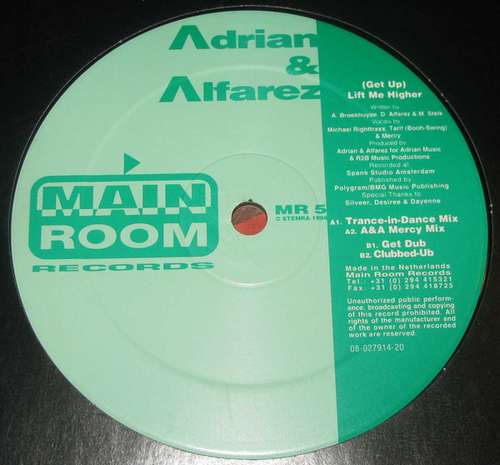 Cover Adrian & Alfarez - (Get Up) Lift Me Higher (12) Schallplatten Ankauf