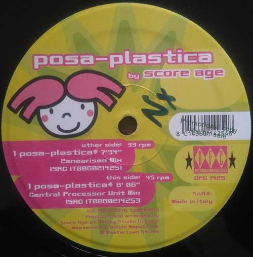 Cover Score Age - Posa-Plastica (12) Schallplatten Ankauf