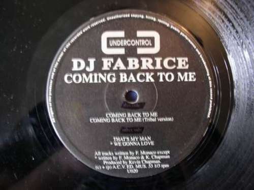 Cover DJ Fabrice - Coming Back To Me (12) Schallplatten Ankauf