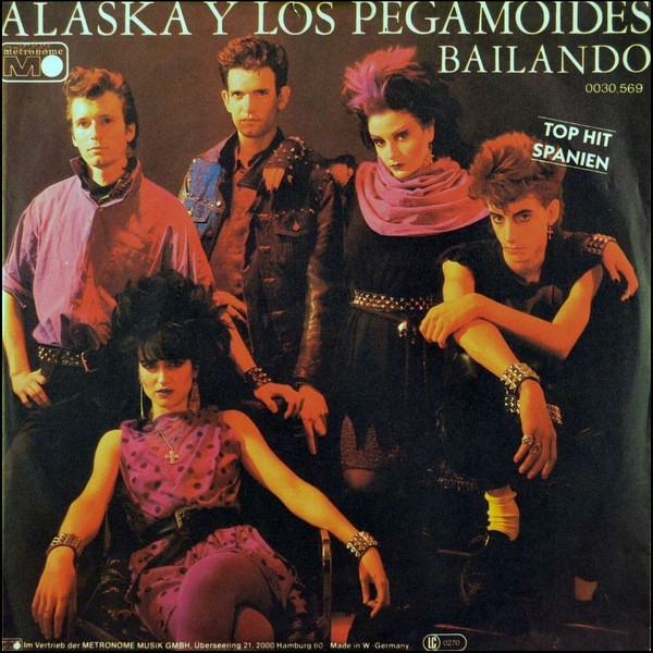 Cover Alaska Y Los Pegamoides - Bailando (7, Single) Schallplatten Ankauf