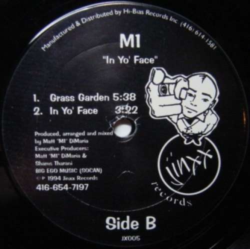 Cover M1 - In Yo' Face (12) Schallplatten Ankauf