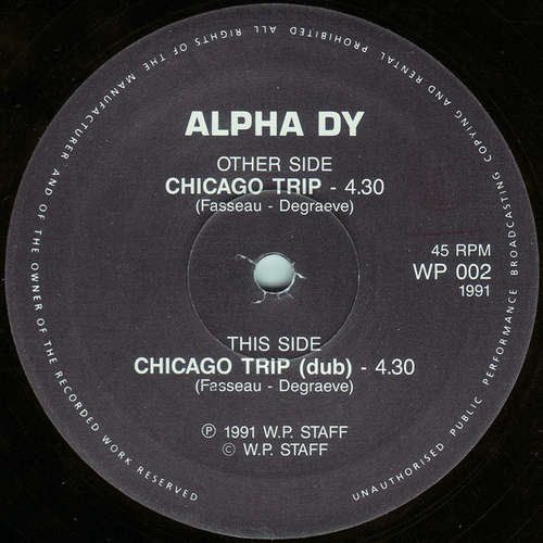 Cover Alpha DY - Chicago Trip (12) Schallplatten Ankauf