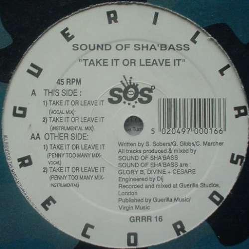 Cover Sound Of Sha'bass - Take It Or Leave It (12) Schallplatten Ankauf