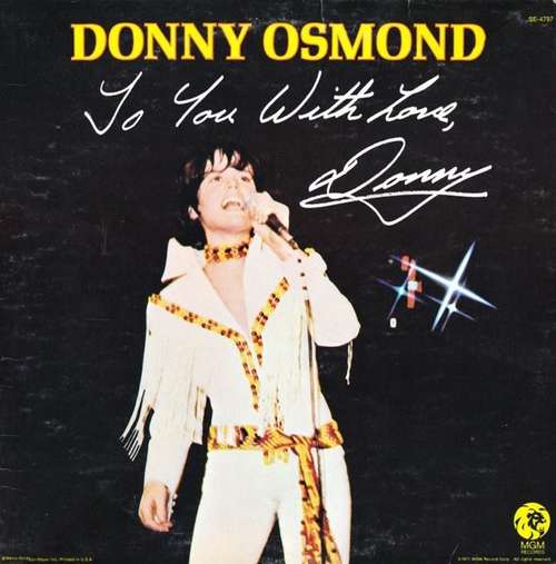 Cover To You With Love, Donny Schallplatten Ankauf