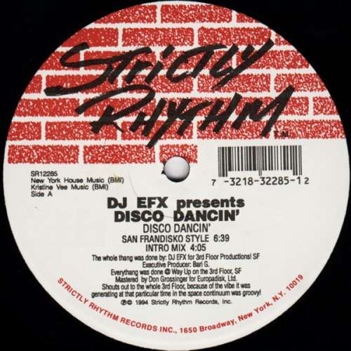 Cover DJ EFX - Disco Dancin' (12) Schallplatten Ankauf