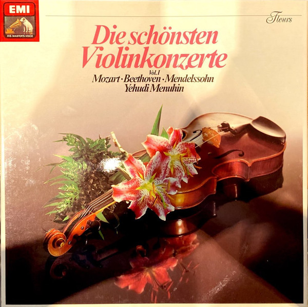 Cover Mozart*, Beethoven*, Mendelssohn*, Yehudi Menuhin - Die Schönsten Violinkonzerte Vol. I (2xLP + Box, Comp) Schallplatten Ankauf