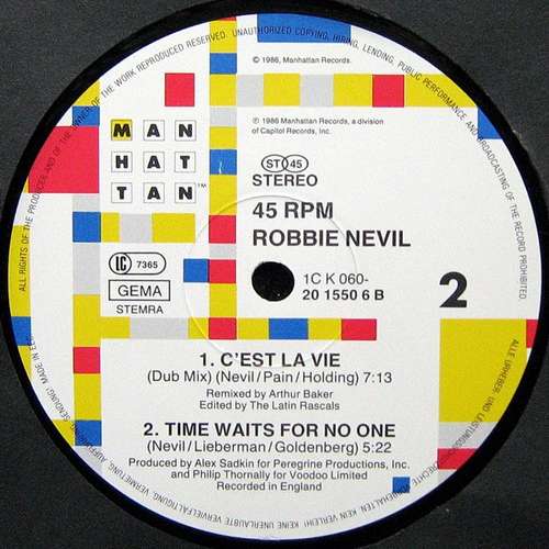 Cover Robbie Nevil - C'est La Vie (12, Maxi) Schallplatten Ankauf