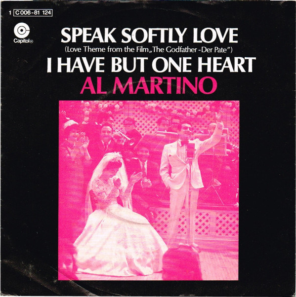 Cover Al Martino - Speak Softly Love (Love Theme From The Film The Godfather - Der Pate (7, Single) Schallplatten Ankauf