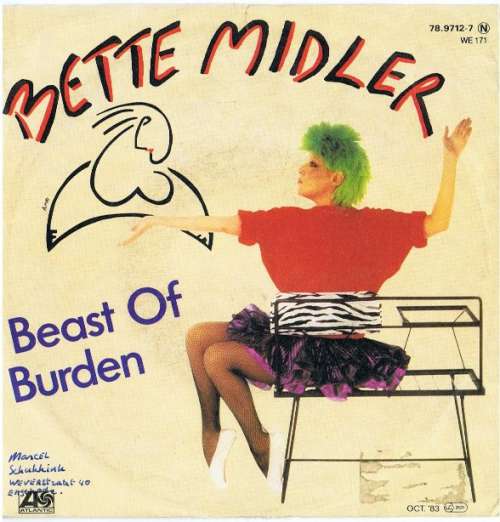 Cover Bette Midler - Beast Of Burden (7, Single) Schallplatten Ankauf