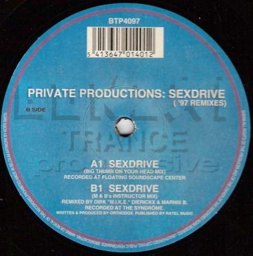 Cover Sexdrive ('97 Remixes) Schallplatten Ankauf