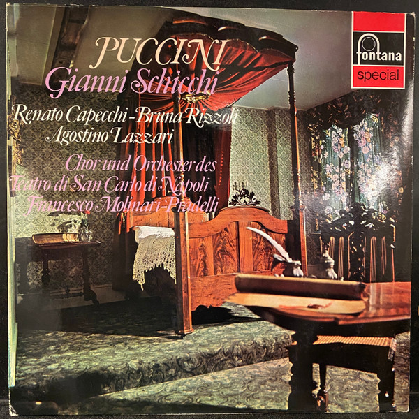 Cover Various, Orchestra* E Coro Del Teatro San Carlo Di Napoli*, Francesco Molinari-Pradelli - Gianni Schicchi (LP, Album) Schallplatten Ankauf