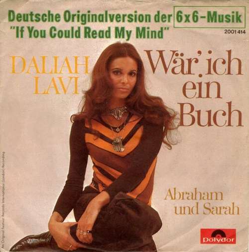 Cover Daliah Lavi - Wär' Ich Ein Buch (7, Single) Schallplatten Ankauf