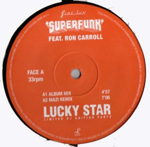 Cover Superfunk Feat. Ron Carroll - Lucky Star (Limited DJ Edition Part 2) (12, Ltd, Promo) Schallplatten Ankauf