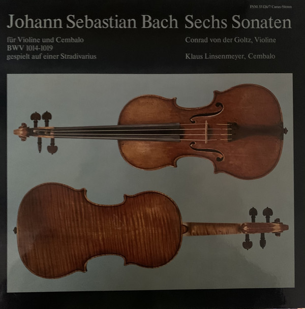 Cover Johann Sebastian Bach - Sechs Sonaten  (LP) Schallplatten Ankauf