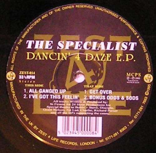 Cover The Specialist (2) - Dancin' 4 Daze E.P. (12, EP) Schallplatten Ankauf