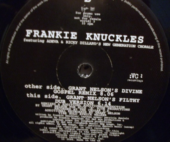 Cover Frankie Knuckles Featuring Adeva & Ricky Dillard's New Generation Chorale - Walkin' (12, Promo) Schallplatten Ankauf