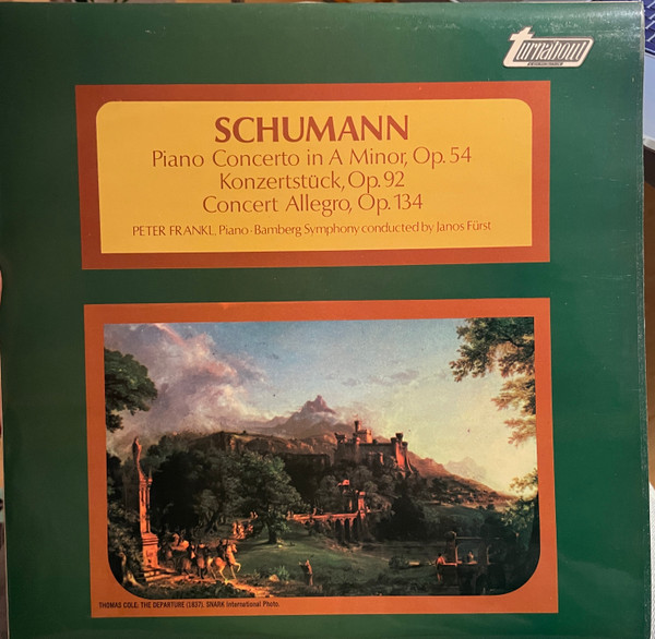 Cover Schumann*, Peter Frankl, Bamberg Symphony*, János Fürst - Piano Concerto In A Minor, Op. 54, Konzertstuck, Op. 92, Concert Allegro, Op. 134 (LP) Schallplatten Ankauf